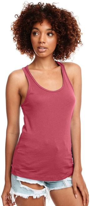 Next Level Ladies' 4 oz 60/40 Cotton Poly Ideal Racerback Tank Top